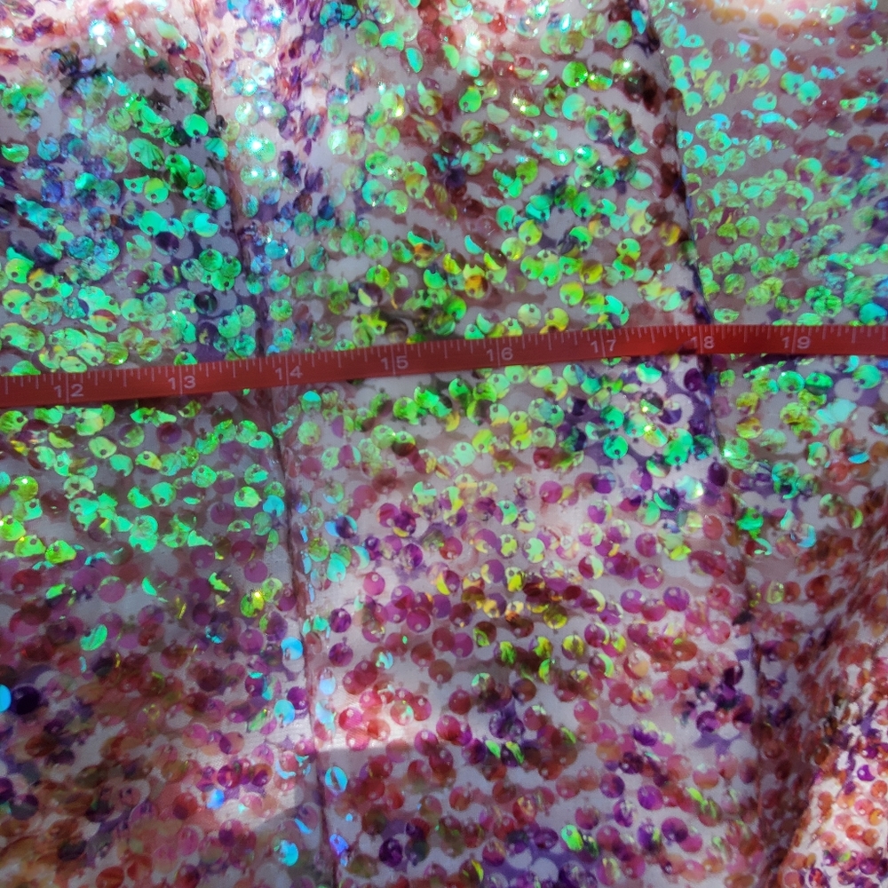 Jovani Sequin Mermaid Dress sz 12 - Picture 8 of 15